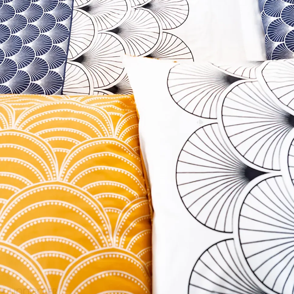 Parure de lit 200x200 cm coton KERITA multicolore