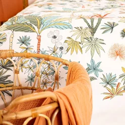 Parure de lit 200x200 cm coton MENTISSA rose