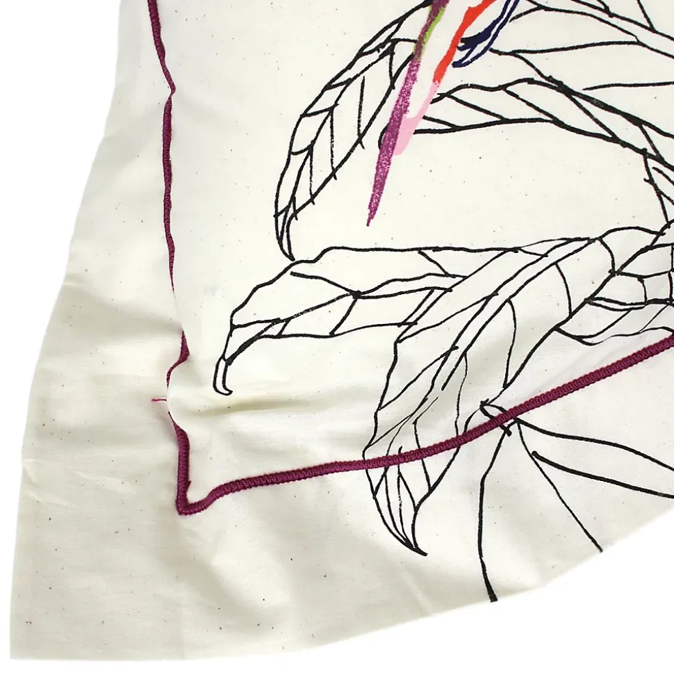 Parure de lit 200x200 cm coton AMAZONIA ecru