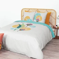 Parure de lit 240x220 cm coton GANA Vert