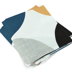 Parure de lit 240x220 cm coton PRUNE Blanc 3 pièces