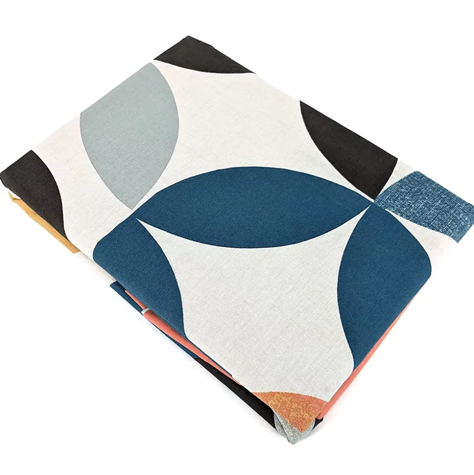 Parure de lit 240x220 cm coton PRUNE Blanc 3 pièces