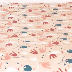 Parure de lit 260x240 cm Microfibre PLIS Orange 3 pièces