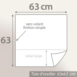 Parure de lit 260x240 cm microfibre STENO Bleu