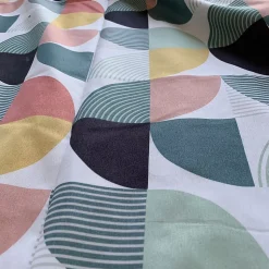 Parure de lit 260x240 cm microfibre STENO Bleu