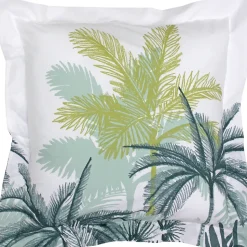 Parure de lit 200x200 cm percale coton TRINIDAD mousson