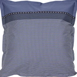 Parure de lit 280x240 cm satin de coton ENZO bleu