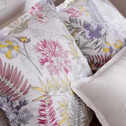 Parure de lit 280x240 cm satin de coton ANAÏS multicolore 3 pièces