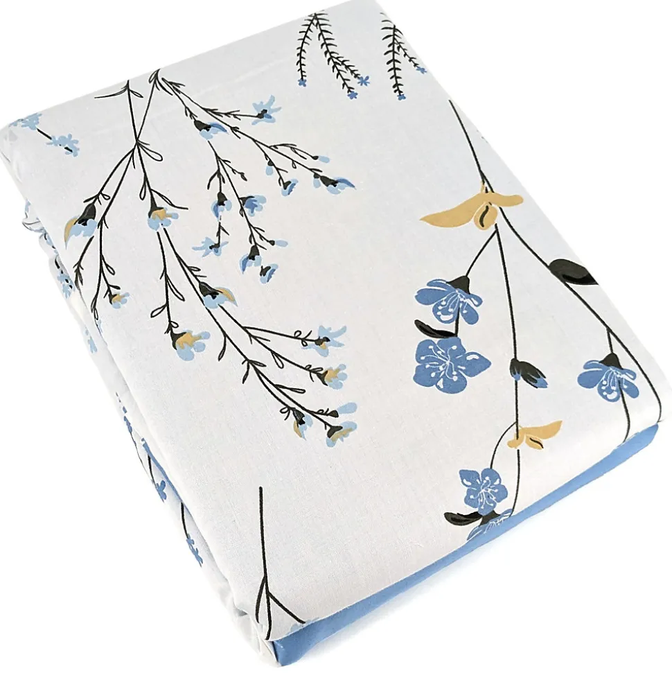 Parure de lit 240x220 cm Satin de coton FANILLE Blanc 3 pièces