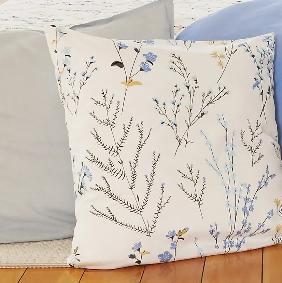 Parure de lit 240x220 cm Satin de coton FANILLE Blanc 3 pièces