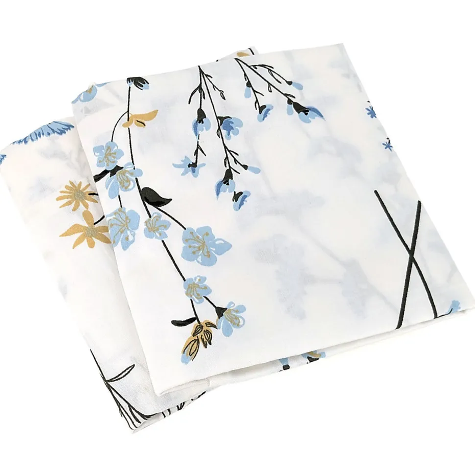 Parure de lit 240x220 cm Satin de coton FANILLE Blanc 3 pièces