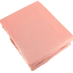 Parure de lit 240x220 cm satin de coton SAPRI rose thé 3 pièces