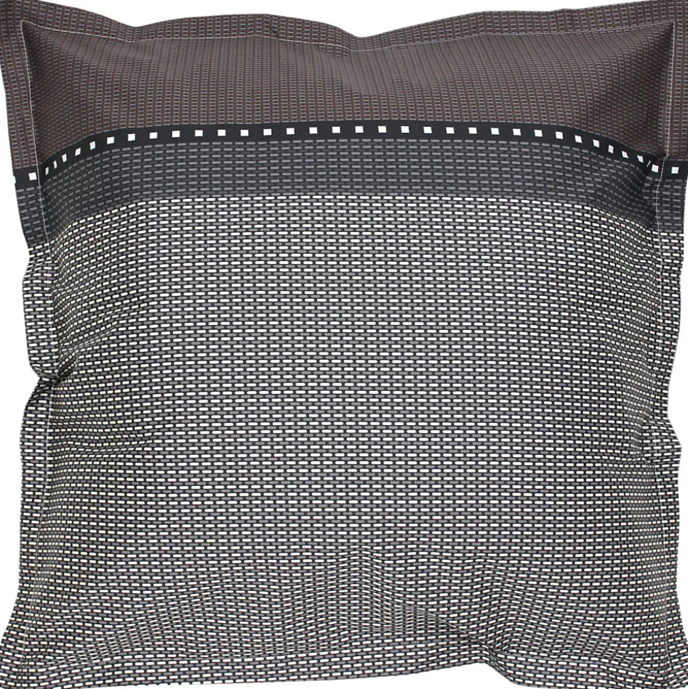 Parure de lit 200x200 cm satin de coton ENZO noir