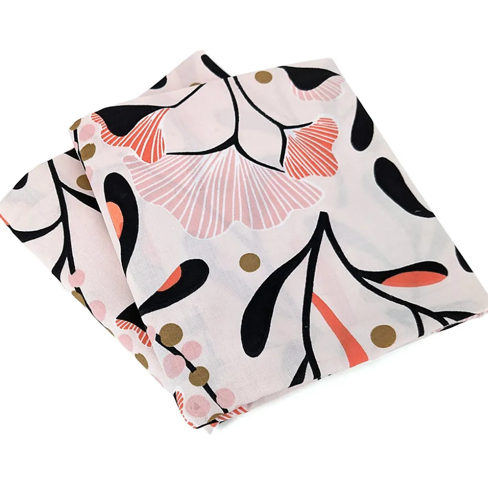 Parure de lit 240x220 cm Satin de coton JOY Rose 3 pièces