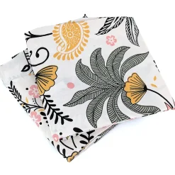 Parure de lit 240x220 cm Satin de coton WAYAN Vert 3 pièces