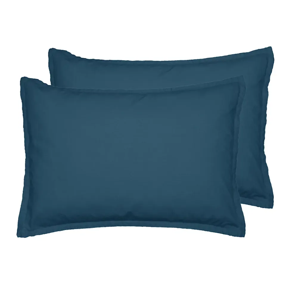 Parure housse de couette 240x220 cm avec 2 taies 50x70 cm en coton Denim STUDIO