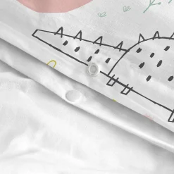 Parure housse de couette 2 pièces Best buddies 100% Coton Happyfriday