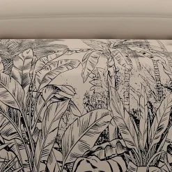 Parure housse de couette en coton 57 fils 240x220 cm TIGRE sable, par Soleil d'ocre