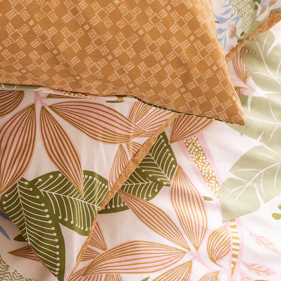 Parure imprimée June vert 240x220cm - Atmosphera