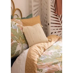 Parure imprimée June vert 240x220cm - Atmosphera