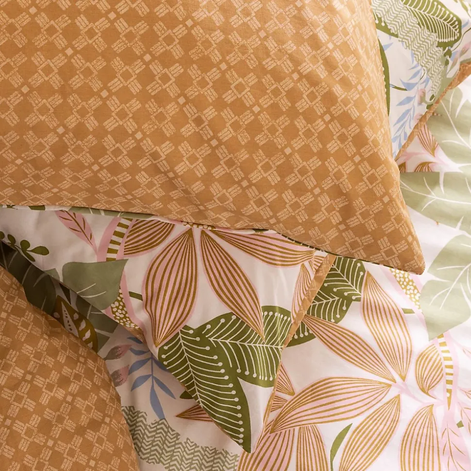 Parure imprimée June vert 240x220cm - Atmosphera