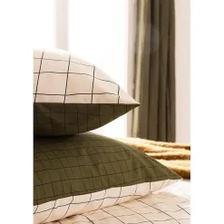 Parure imprimée Maati beige 240x220cm - Atmosphera