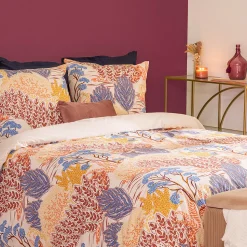 Parure imprimée Walaa beige 240x220cm - Atmosphera