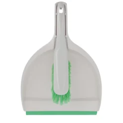 Pelle et balayette à poils doux blanc L.36 x l.23 x ep.