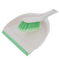 Pelle et balayette à poils doux blanc L.36 x l.23 x ep.