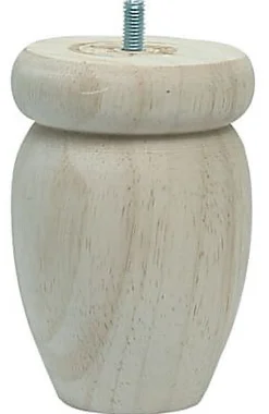 Pied de lit boule H. 120 mm x Ø 82 mm brut