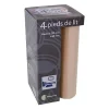 Pied de lit cylindre en hêtre H.25 x ø 6.8 cm, 4 pièces