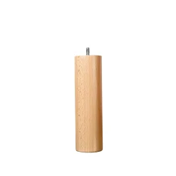 Pied de lit cylindrique en bois Hauteur 15 cm (vendu à l'unité)