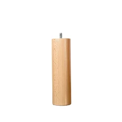 Pied de lit cylindrique en bois Hauteur 25 cm (vendu à l'unité)