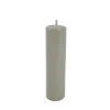 Pied de lit cylindrique en hêtre taupe Bar Plus H. 25 x Ø6,8 cm