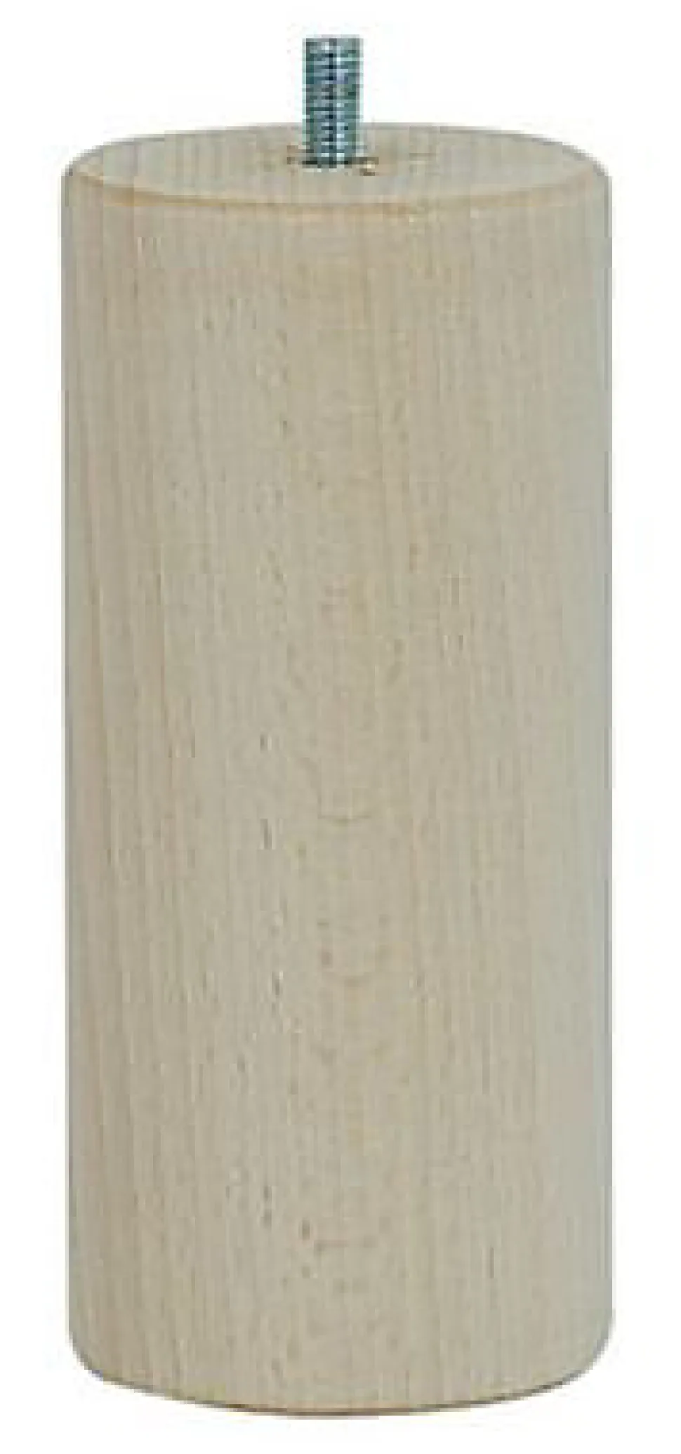 Pied de lit cylindrique H. 150 mm x ø70 mm brut