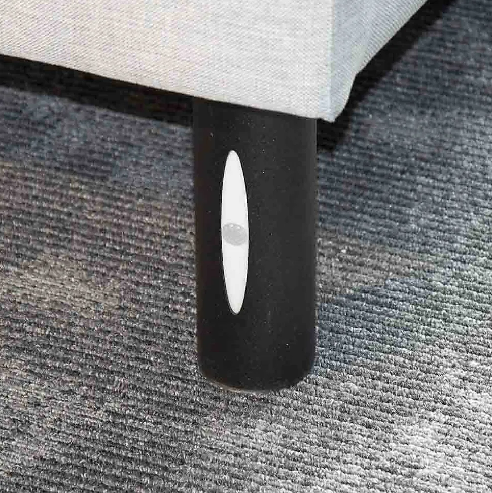 Pied de lit cylindrique lumineux Hauteur 16 cm (vendu à l'unité)