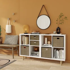 Pied de lit fuseau H. 150 mm x ø58 mm verni