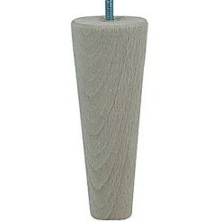 Pied de lit fuseau H. 150 mm x ø58 mm brut