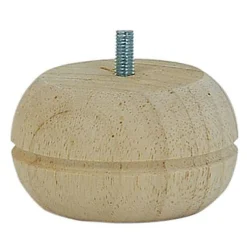 Pied de lit model 05 H. 50 mm x Ø 85 mm brut