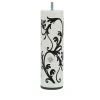 Pied de lit motif floral H. 200 mm x ø 60 mm