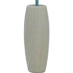 Pied de lit olive H. 150 mm x ø58 mm brut