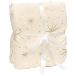 PLAID ETOILE OR MAGI 130X180CM - Atmosphera