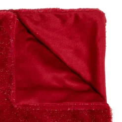 Plaid four tilde rouge 130x180 - feeric lights & christmas