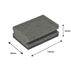 Éponge à récurer noire L.13 x l.4,5 x ép.9 cm