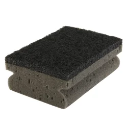 Éponge à récurer noire L.13 x l.4,5 x ép.9 cm