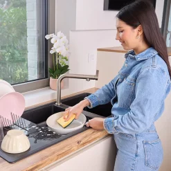 Éponge à récurer vendue par 10 multi-usages L.13 x l.8,4 x ep.2,4 cm