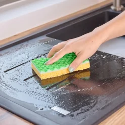 Éponge anti-rayures vendue par 10 L.13 x l.8,4 x ep.2,4 cm