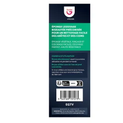 Éponge biseautée gros travaux lessivage murs et plafonds, décollage papier peint Gerlon