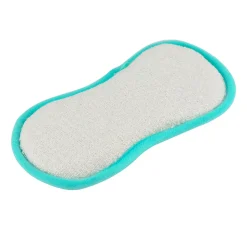 Éponge de nettoyage double face lavable vert l.20.5 x l.2 x ep.11 cm