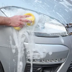 Éponge de nettoyage pour voiture non abrasive L.21 x l.6.5 x ep.11.2 cm